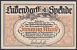 Ludendorff Spende 20 mark 1918 ian gradon www.worldnotes.co.uk banknotes
